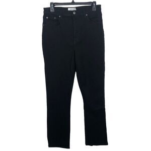 Reformation Audrey High Straight Jean in Black Women's Size 30